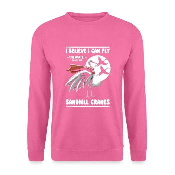 Sandhill Crane Lovers Bird Watching - Unisex Sweatshirt - pink - Front
