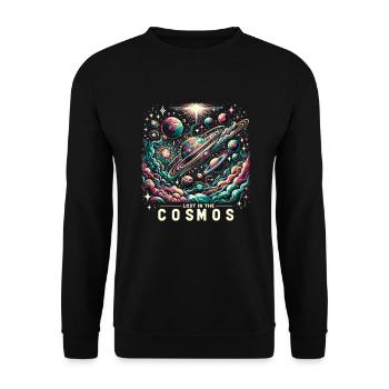 Astrophotographie Astronomie Caméra spatiale - Sweat-shirt Unisexe - noir - Devant - Alina (178cm) & Michal (187cm)