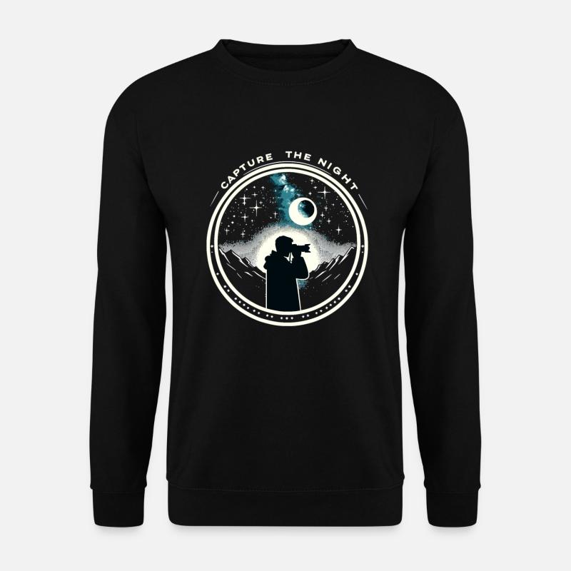 Astrophotographie Astronomie Caméra spatiale - Sweat-shirt Unisexe - noir