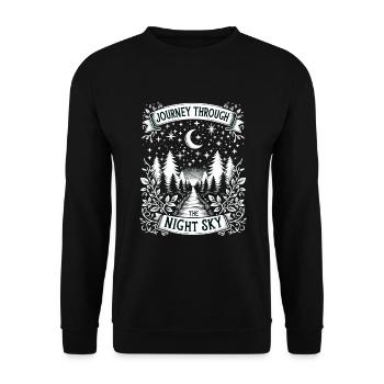 Astrophotographie Astronomie Caméra spatiale - Sweat-shirt Unisexe - noir - Devant - Alina (178cm) & Michal (187cm)