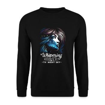 Astrophotographie Astronomie Caméra spatiale - Sweat-shirt Unisexe - noir - Devant - Alina (178cm) & Michal (187cm)