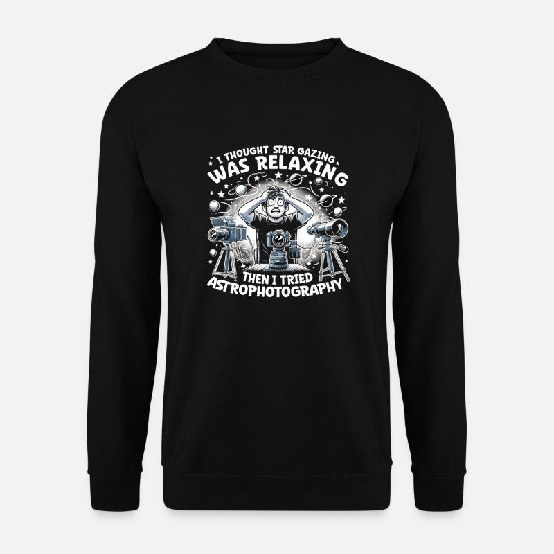 Astrophotographie Astronomie Caméra spatiale - Sweat-shirt Unisexe - noir