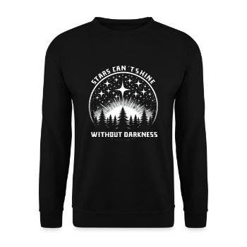 Astrophotographie Astronomie Caméra spatiale - Sweat-shirt Unisexe - noir - Devant - Alina (178cm) & Michal (187cm)