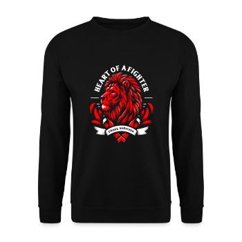 Schlaganfall-überlebende Schlaganfall-bewusstsein - Unisex Pullover - Schwarz - Vorne - Alina (178cm) & Michal (187cm)