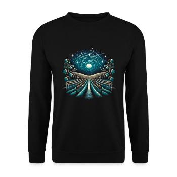 Wine making Wine Maker Wine Lover Wine Fan - Unisex Pullover - Schwarz - Vorne - Alina (178cm) & Michal (187cm)