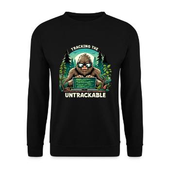 Ethical Hacking Analyst Ethical Cyber Security - Unisex Sweatshirt - black - Front - Alina (178cm) & Michal (187cm)