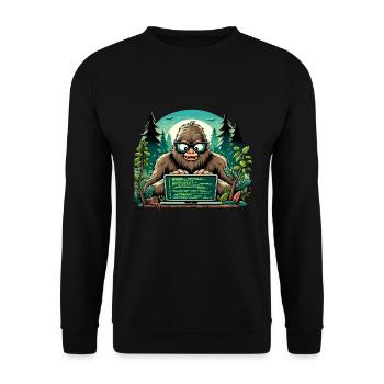 Analyste en piratage éthique Cybersécurité éthique - Sweat-shirt Unisexe - noir - Devant - Alina (178cm) & Michal (187cm)