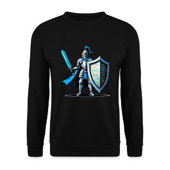 Analyste en piratage éthique Cybersécurité éthique - Sweat-shirt Unisexe - noir - Devant - Alina (178cm) & Michal (187cm)
