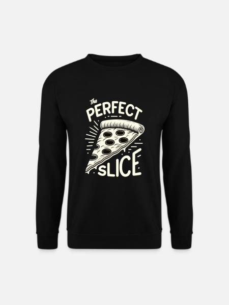 Funny pizza lover pizza enthusiast - Unisex Sweatshirt - black