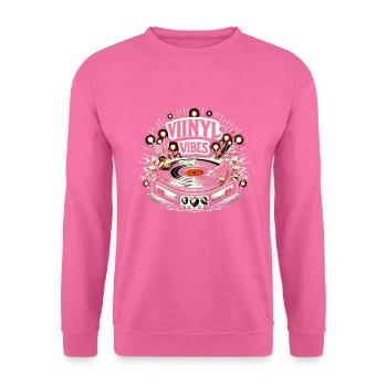Disques vinyles Lp Collectionneurs Amateurs de disques - Sweat-shirt Unisexe - rose - Devant