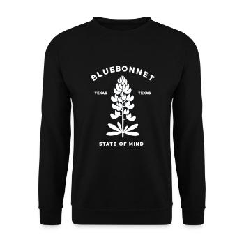 Texas Wildflowers Season Fields Flowers Texas - Unisex Sweatshirt - black - Front - Alina (178cm) & Michal (187cm)