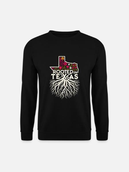 Texas Wildflowers Sæson Fields Blomster Texas - Unisex sweater - sort