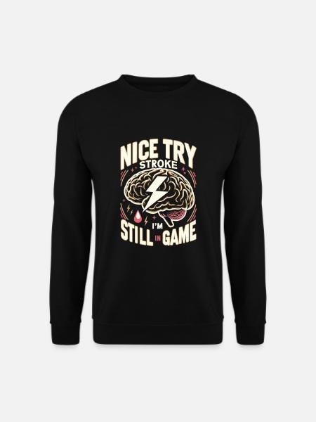 Stroke Survivor Stroke Awareness - Unisex Sweatshirt - black