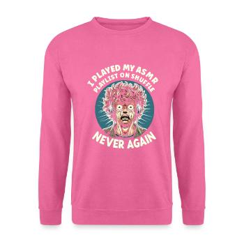 Asmr Chuchotant Asmr Enthousiaste Pleine Conscience - Sweat-shirt Unisexe - rose - Devant
