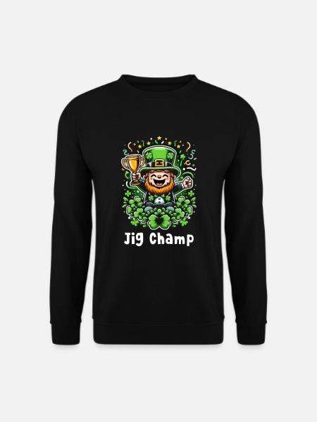 Irish Dancing Ireland Outfit Irish Music - Unisex Pullover - Schwarz
