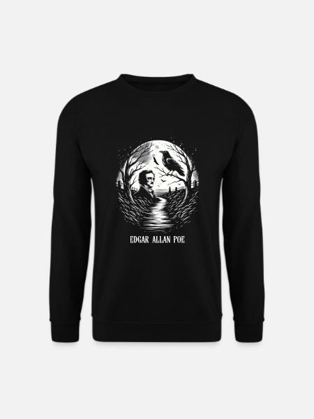 Edgar Allan Poe Fan, Klassische Literatur, - Unisex Pullover - Schwarz