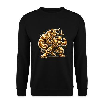 Trader d'or Trader Forex Trader XAUUSD - Sweat-shirt Unisexe - noir - Devant - Alina (178cm) & Michal (187cm)