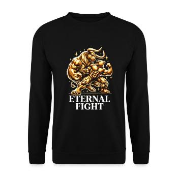 Gold Trader Forex Trader XAUUSD Trader - Unisex Sweatshirt - black - Front - Alina (178cm) & Michal (187cm)