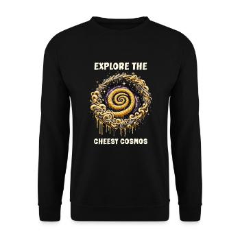 Zone extraterrestre extraterrestre 51 Ufo Space Geek - Sweat-shirt Unisexe - noir - Devant - Alina (178cm) & Michal (187cm)