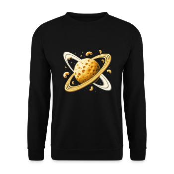 Alien Extraterrestrial Area 51 Ufo Space Geek - Unisex Pullover - Schwarz - Vorne - Alina (178cm) & Michal (187cm)