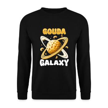 Zone extraterrestre extraterrestre 51 Ufo Space Geek - Sweat-shirt Unisexe - noir - Devant - Alina (178cm) & Michal (187cm)