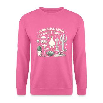 Asmr Whispering Asmr Enthusiast Mindfulness - Unisex Sweatshirt - pink - Front