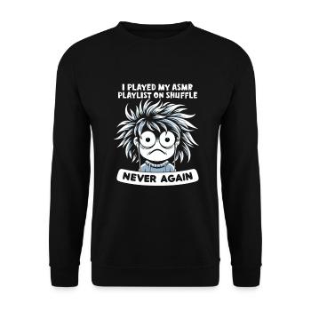 Asmr Whispering Asmr Enthusiast Mindfulness - Unisex Sweatshirt - black - Front - Alina (178cm) & Michal (187cm)