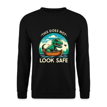Navigation de plaisance Papa Bateau Capitaine Ponton Sailor Croisière - Sweat-shirt Unisexe - noir - Devant - Alina (178cm) & Michal (187cm)