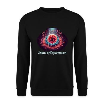Red Light Therapy Low-level laser therapy for the - Unisex Sweatshirt - black - Front - Alina (178cm) & Michal (187cm)