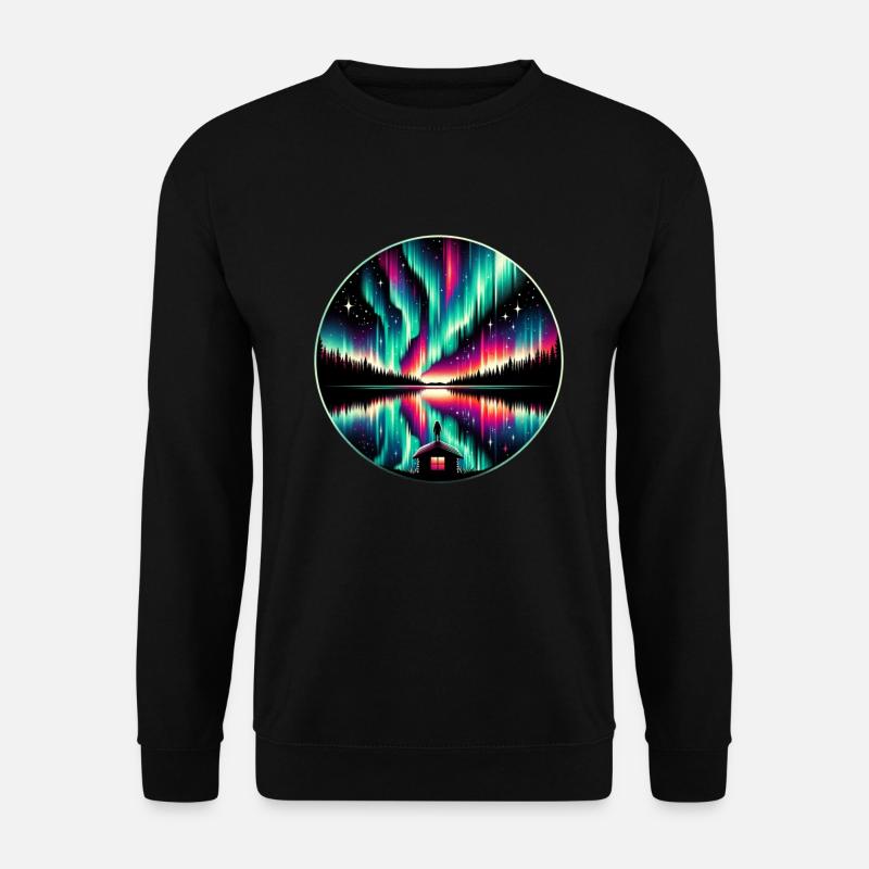 Aurora Aurora Tracker Alaska Wilderness - Sweat-shirt Unisexe - noir