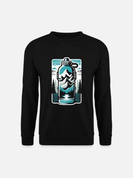 Hydration Drink Water Stay Hydrated - Unisex Sweatshirt - black