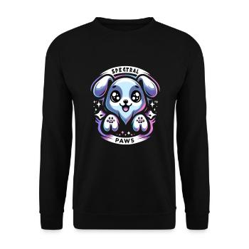 Chien d’horreur Halloween Spooky Dog Lover chien gothique - Sweat-shirt Unisexe - noir - Devant - Alina (178cm) & Michal (187cm)