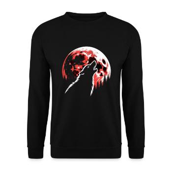 Chien d’horreur Halloween Spooky Dog Lover chien gothique - Sweat-shirt Unisexe - noir - Devant - Alina (178cm) & Michal (187cm)