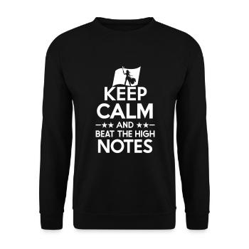 Broadway Musical Musical Theater Sängerin - Unisex Pullover - Schwarz - Vorne - Alina (178cm) & Michal (187cm)
