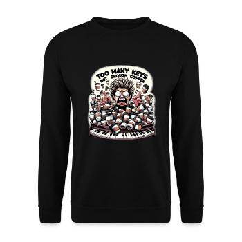 Broadway Musical Musical Théâtre Chanteur - Sweat-shirt Unisexe - noir - Devant - Alina (178cm) & Michal (187cm)