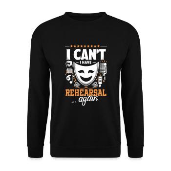 Broadway Musical Musical Theater Sängerin - Unisex Pullover - Schwarz - Vorne - Alina (178cm) & Michal (187cm)