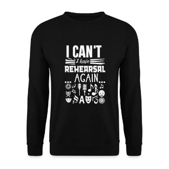 Broadway Musical Musical Theater Sängerin - Unisex Pullover - Schwarz - Vorne - Alina (178cm) & Michal (187cm)
