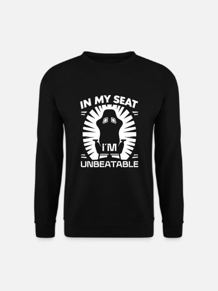 Sim Racing Simulator Cockpit Esports Racer - Unisex Pullover - Schwarz