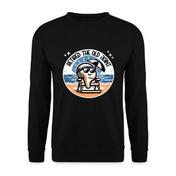 Hip Replacement Surgery Hip Surgery Post-op - Unisex Sweatshirt - black - Front - Alina (178cm) & Michal (187cm)