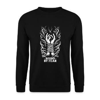 Psychological Horror psychiatric suspense - Unisex Sweatshirt - black - Front - Alina (178cm) & Michal (187cm)