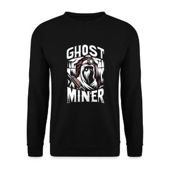 Cowboy Barn Bull Rider Rodeo Country Western - Unisex Sweatshirt - black - Front - Alina (178cm) & Michal (187cm)