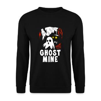 Cowboy Barn Bull Rider Rodeo Country Western - Unisex Sweatshirt - black - Front - Alina (178cm) & Michal (187cm)