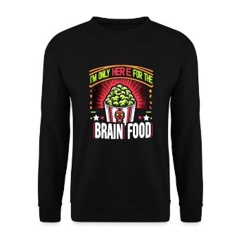 Horrorfilm-fan Zombie-horror Klassischer - Unisex Pullover - Schwarz - Vorne - Alina (178cm) & Michal (187cm)
