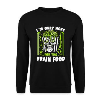 Horrorfilm-fan Zombie-horror Klassischer - Unisex Pullover - Schwarz - Vorne - Alina (178cm) & Michal (187cm)
