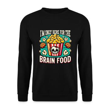 Horrorfilm-fan Zombie-horror Klassischer - Unisex Pullover - Schwarz - Vorne - Alina (178cm) & Michal (187cm)
