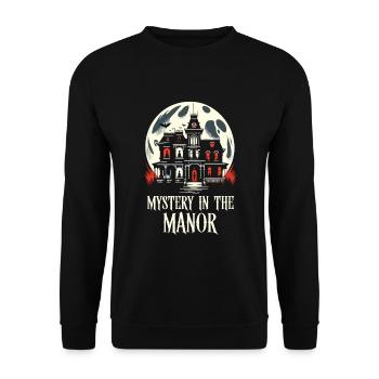 Horror Movie Marathon Survivor Scary Movies True - Unisex Pullover - Schwarz - Vorne - Alina (178cm) & Michal (187cm)