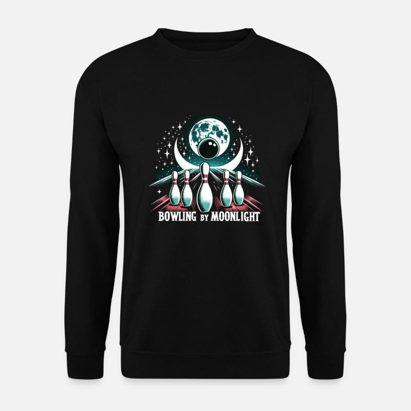 Lustiger Bowling-team-bowler-strike-bowling-club - Unisex Pullover - Schwarz