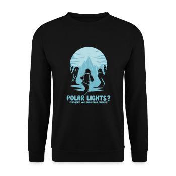 Aurora Aurora Tracker Alaska Wilderness - Sweat-shirt Unisexe - noir - Devant - Alina (178cm) & Michal (187cm)