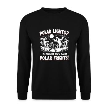 Aurora Aurora Tracker Alaska Wilderness - Sweat-shirt Unisexe - noir - Devant - Alina (178cm) & Michal (187cm)