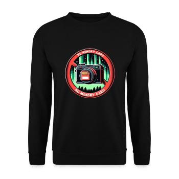 Aurora Aurora Tracker Alaska Wilderness - Sweat-shirt Unisexe - noir - Devant - Alina (178cm) & Michal (187cm)